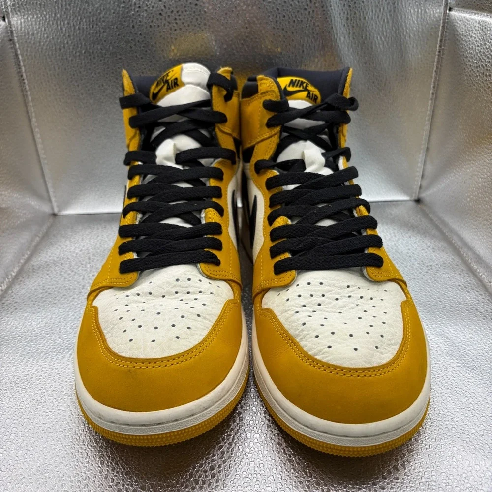 Size 11.5 Nike Air Jordan 1 Retro High OG Yellow Ochre Mens Shoes DZ5485-701